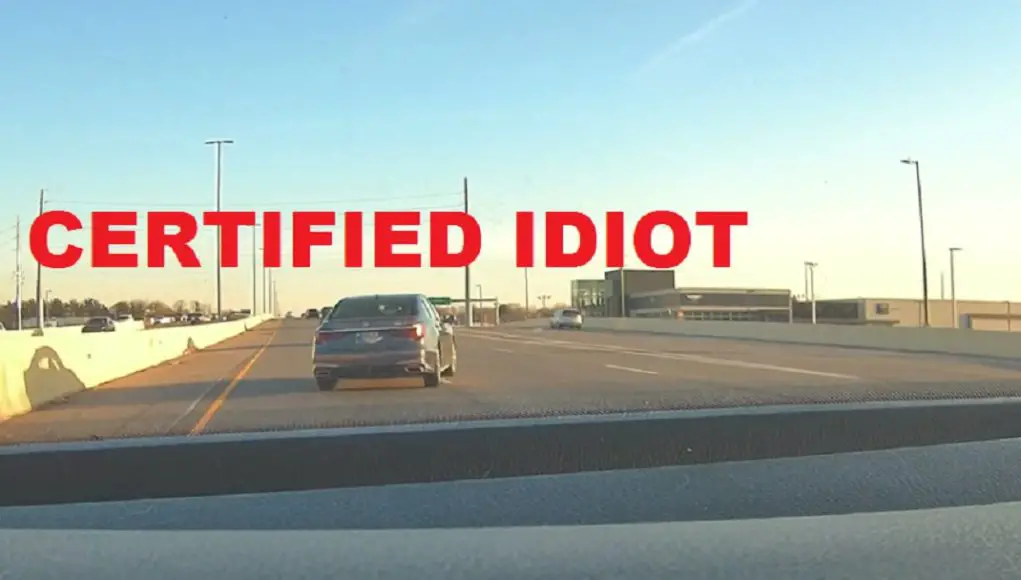 Idiot on the Keystone Parkway comes to a complete stop, stopping traffic, so they don't miss their exit.