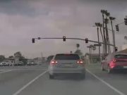 Idiot on Sepulveda blocks Tesla driver from changing lanes 4 times in less than 10 seconds in one weird power trip.