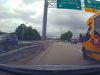 Bus driver on 295 before Baltimore almost crashes into the side of dashcam owner in what looks like a crazy, no-look lane change.