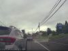 Subaru Crosstrek driver in Matawan on NJ-34 turns careless rolling back into dashcam owner after failing to stop on a slight incline.