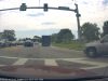 Idiot blows through right on red without stopping, almost causes their own t-bone accident.