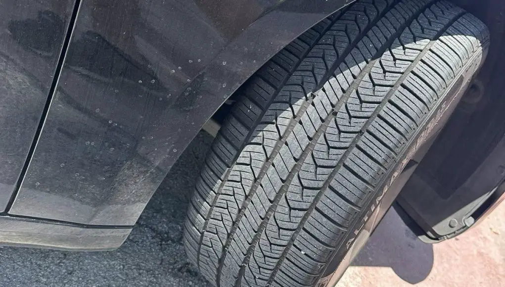 General AltiMAX 45s on this Tesla at 40,000 miles, and they look barely used.