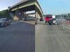 Idiot, possibly DUI, driver in Altima on the 5 passes in the breakdown lane, causes multi-car collision.