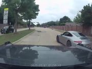 Porsche driver in Plano, TX caught on dashcam driving recklessly and speeding in a school zone near Huel Elementary.