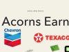 Chevron and Texaco logo with Acorns