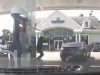 Cumberland Farms gas station attendant in Weymouth catches flying gas nozzle mid-air after customer drives off before nozzle could go back to the pump.