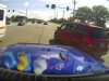 Idiot in van makes improper turn, cutting in front of dashcam owner on Creek and Empire already in the intersection.