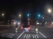 Idiot caught on dashcam on S Western Ave passed out in the intersection. EMS responds and wakes driver up before watching him drive off.