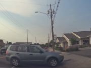 Idiot in Mechanicville waves across turner over two lanes of traffic, almost causes t-bone accident.