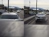 Idiot not paying attention on 3300 S plows into the rear of this dashcam owner's truck.