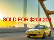 This 2001 Acura Integra Type R with only 4,800 miles sold for over $200,000.