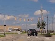 Brodozer in Moraine blows through busy intersection's red light because they could. Essentially saves no time, at all.
