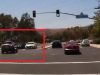 Santa Clarita idiot caught on dashcam driving the wrong way into traffic at this busy intersection