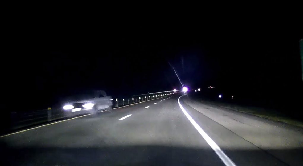Wrong Way driver liked passed 10 DO NOT ENTER SIGNS driving the wrong way down this off-ramp.