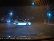 Driver not thinking in Artesia makes u-turn in front of dashcam owner without yielding right of way. Almost gets into collision.