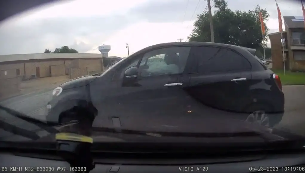 Drivers shoots out onto Bradford Rd without looking and gets t-boned at 40 MPH.