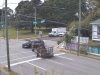 Idiot on Friendly and Medenhall decides to turn right from far left causing their own t-bone and multi-car pileup.