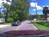 Reckless driver in Hyde Park neighborhood in Jacksonville resorts to speeding and rat running in apparent rush.