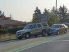 Negligent driver slams into rear of Suburban on Kitsap Way. Lies to a cop about what happened without knowing there's dashcam footage.