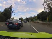 Absolute worst driver caught on dashcam cutting in and out of traffic on the 13 only to end up nowhere in particular, fast.