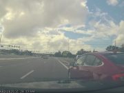 Orange Park, FL: Driver On Roosevelt Tries to Cut Off Dashcam Owner Through Gore Area – Crashes & Lies To Police Before Getting Ticketed Reckless driver on Roosevelt tries to cut off dashcam owner using gore point. Caught, ticketed, and cited accordingly.