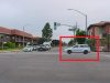 Reckless driver blows through extremely red light in Tustin at Yorba St. and Irvine Blvd.