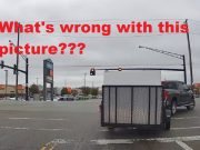 Careless and clueless driver makes the insane move on Princeton and Winford making a right turn from left turn only lane.