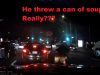 Huntington Beach, CA: Dashcam Owner’s Near Miss Sparks Road Rager To Destroy Windshield With Can of Soup, Gets Immediatly Pulled Over This road rager threw a can of soup and destroyed dashcam owner's windshield.