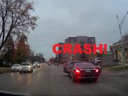 Turner on Main St. and Henry turns with an obstructed view. T-bones driver with right of way.