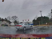 Charlotte, N.C.: Impatient Driver Runs Red at Hamilton & Steele Creek, Creeps Through Intersection, Then Stops at the Red Light Red light runner in Charlotte at Steele Creek and Hamilton creeps through red only to stop at the next intersection like they weren't in a rush.