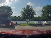 Idiot driver backs into dashcam owner near Temple U Boathouse then turns it into a hit-and-run.