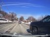 Jerk Cadillac Escalade driver on Pompton Ave. swings into dashcam owner's lane for no good reason, just to ruin someone's day.