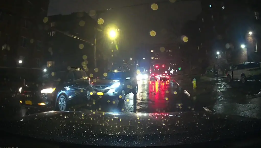 Impatient driver on Lake St. rear-ends another driver from failing to brake in time after overtake attempt into incoming traffic fails.