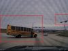 Red light runners take their time at Beltway 8 and FM 521. One of them might've been this Houston Independent School Bus