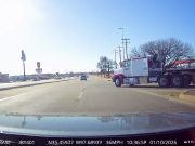 Yukon, OK: Trucker Merging From I-40 Blows Past Yield on Morgan, Nearly Wipes Out Dashcam Owner With Right-of-Way 18-wheeler merging onto Morgan Rd. from I-40 blows past yield sign, almost side swipes dashcam owner with right-of-way.