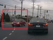 Eldersburg, MD: Scary Moment At Skyesville & Liberty, Driver Caught On Dashcam Zoned Out Driving Through Intersection Zoned out driver in Toyota Corolla caught running red light at Skyesville & Liberty