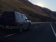 Wasco, OR: Columbia River Highway Road Rage Goes Off the Rails as Speeders Force a Side-by-Side Pass in Same Lane Road Ragers in Wasco on US-30 play dangerous side-by-side game, almost causing massive collision.