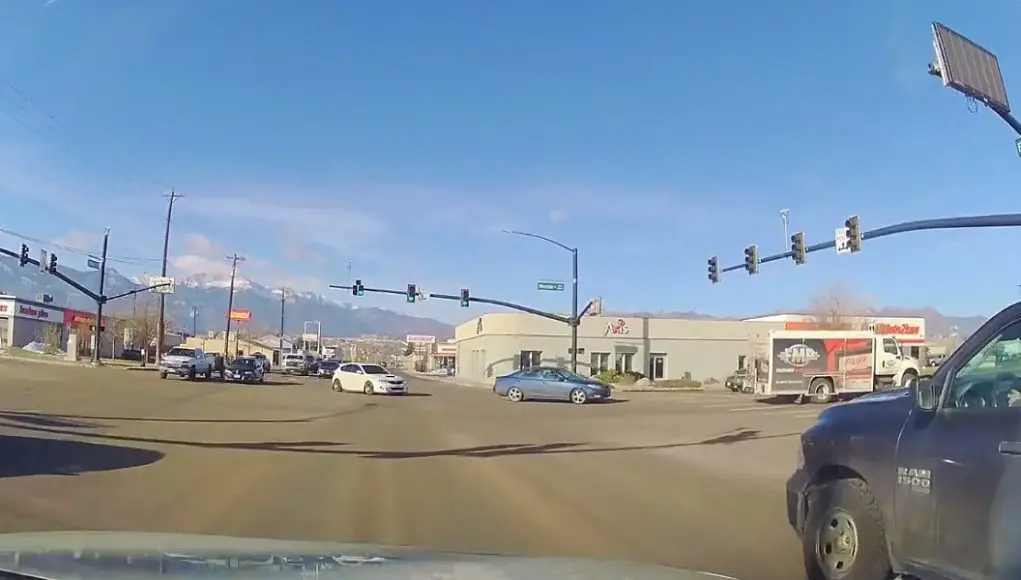 Bad drivers trifecta spotted on Fillmore and Nevada.