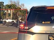 Daytona Beach, FL: Elderly Driver on Williamson & Intl Speedway Pulls Idiot Move, Turns Left From Middle Through Lane, Ends In Massive Wreck Elderly driver makes left turn from lane only going straight at Williamson and Speedway. Gets into massive wreck.