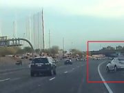 Gilbert, AZ: Extreme Speeder On The 202 Caught On Dashcam Almost Swerving Out Of Control, Saved By Luck Reckless speeder on the 202 loses control. Recovers and regains control purely by luck.