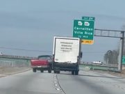 I-20 road rage caught on video as box truck driver goes ape on Ford F-150 in the fast lane.