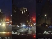 Careless driver turning from Grove head into the wrong lane then immediately busts a u-turn against a red light.