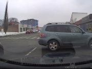 Driver on Mason St. sends it across 4-lanes of traffic on Chandler. Almost gets t-boned by dashcam owner with right-of-way.