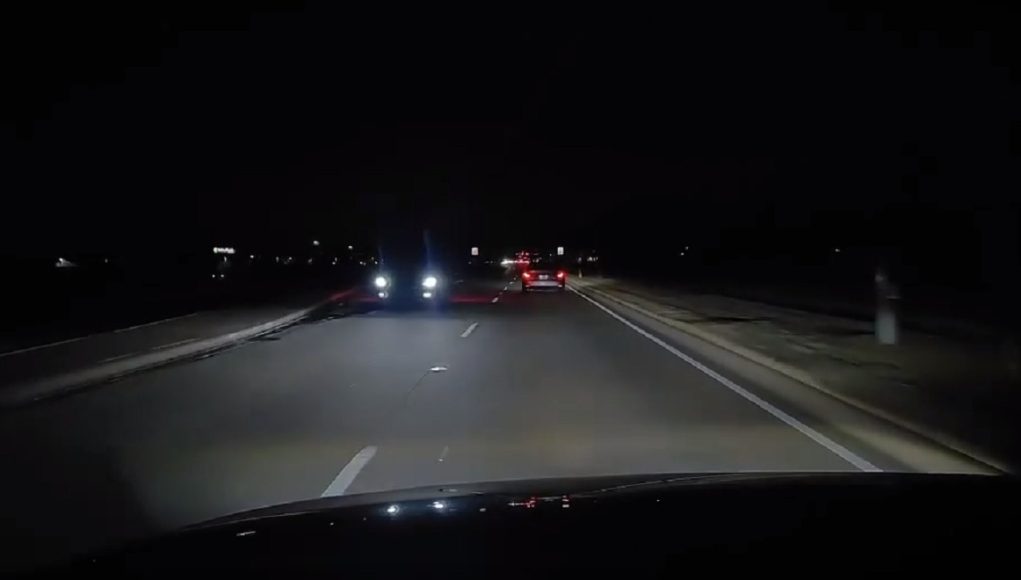 Flower Mound, TX: Wrong-Way Driver Rolling Down Dixon Ln Nearly Meets Dashcam Owner Head-On Wrong way driver spotted on dashcam in the early evening hours driving down Dixon St.