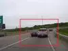 Ignorant driver tries to brute force lane change towards right exit on I-635 off-ramp, causes sideswipe accident instead.