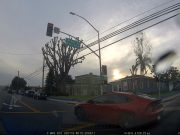 Red light runner in Whittier near La Colima Elementary almost ends in disaster had dashcam owner not been paying attention.