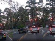 Repeat red light runner on Westower and Forest Hill caught on dashcam within two weeks of each other.