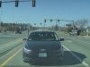 Driver slotting into a left turn lane on Maine Mall Rd decides, for some reason, to go straight, towards a dashcammer, instead.