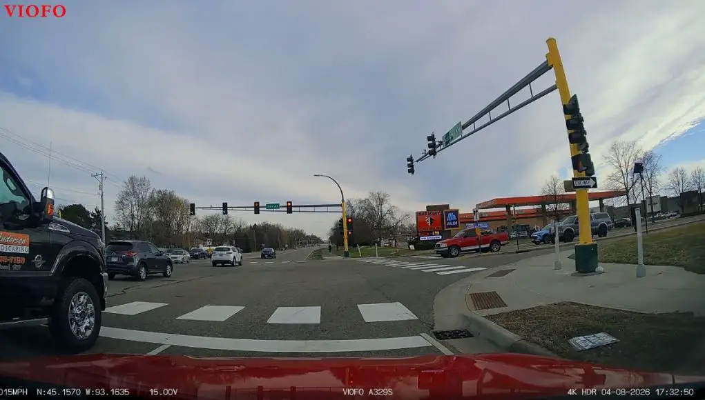Three drivers at Lexington and Ball all run red light together in bizarre case of follow the blind leader.