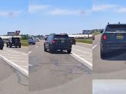 Oklahoma City, Okla: I-44 On-Ramp Disaster, Confused Drivers Stall Traffic, One Shoots Across Gore Zone Nearly Causing Dashcam Owner To Crash Drivers merging onto I-44 almost come to complete stop, one swings out over gore zone without looking, almost causing rear end collision
